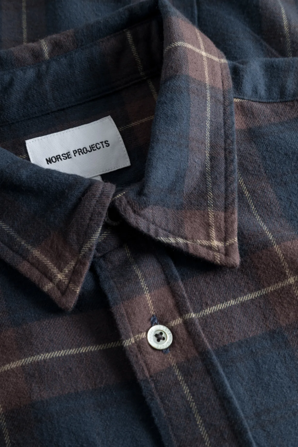 Osvald Flannel Check Shirt>Norse Projects Clearance