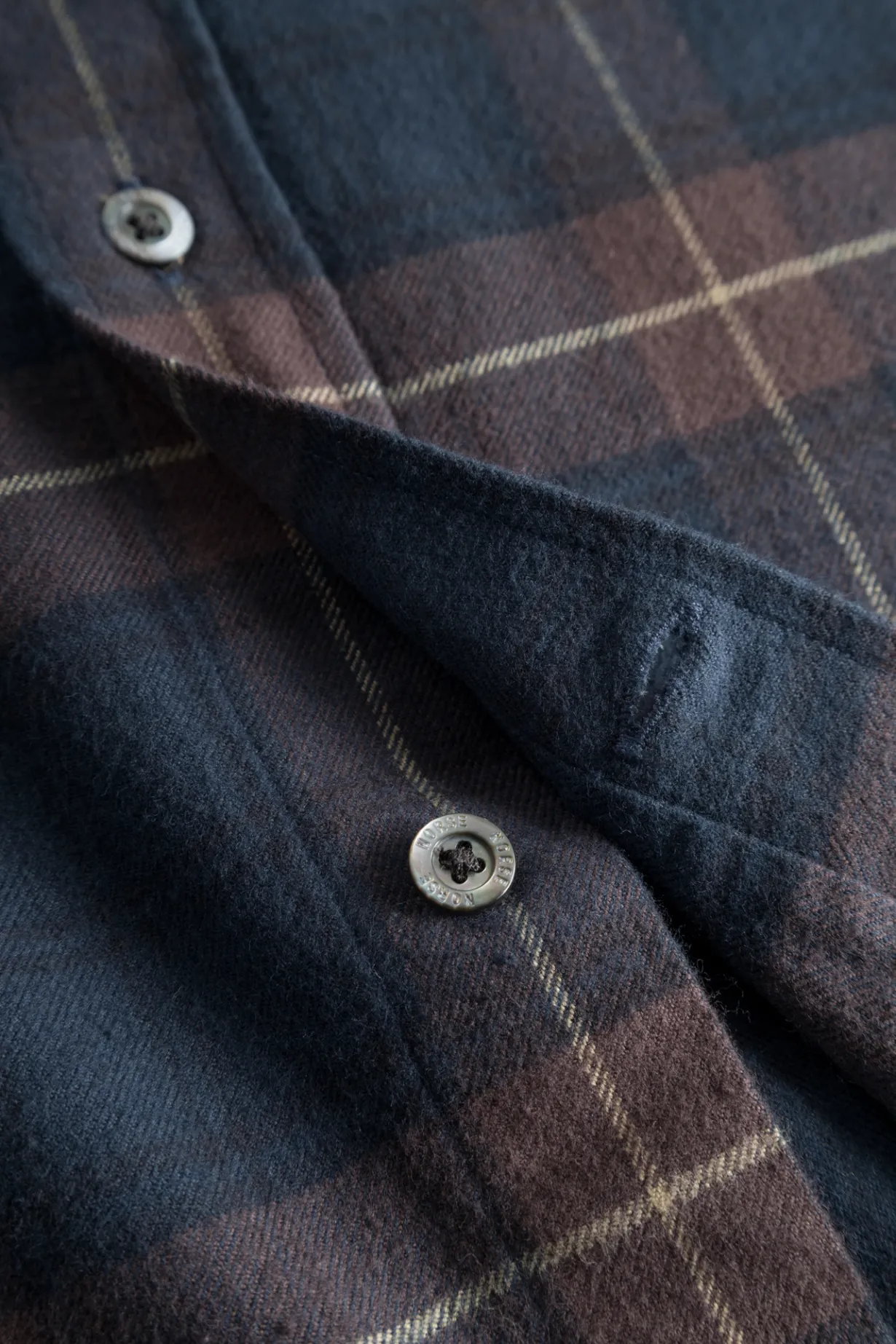 Osvald Flannel Check Shirt>Norse Projects Clearance