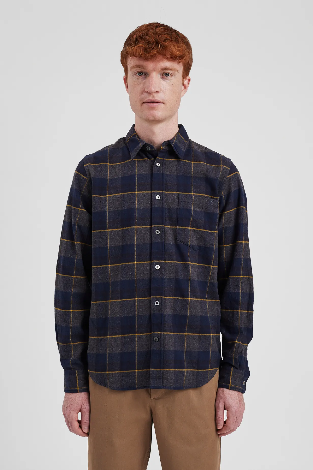 Osvald Flannel Check Shirt>Norse Projects