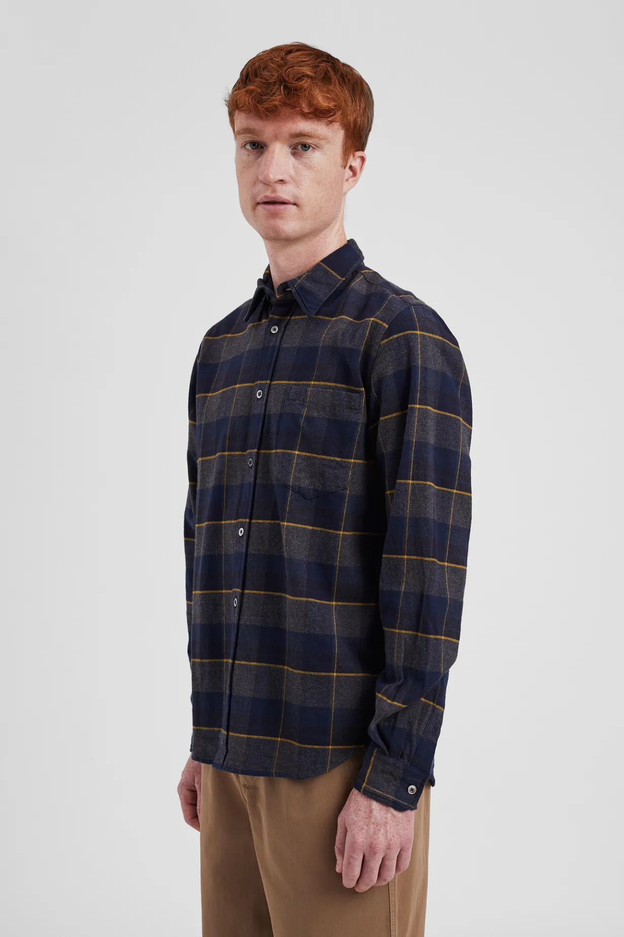 Osvald Flannel Check Shirt>Norse Projects
