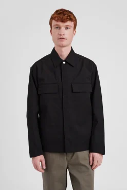 Pelle Fine Broken Twill Overshirt><noscript><img width=