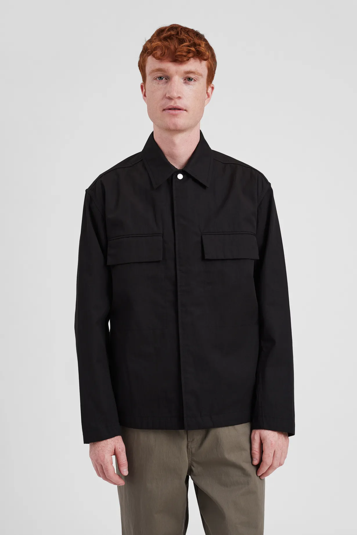 Pelle Fine Broken Twill Overshirt>Norse Projects New