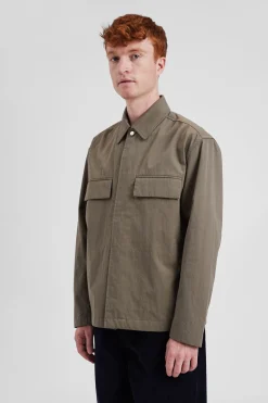 Pelle Fine Broken Twill Overshirt><noscript><img width=