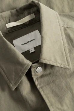 Pelle Fine Broken Twill Overshirt><noscript><img width=