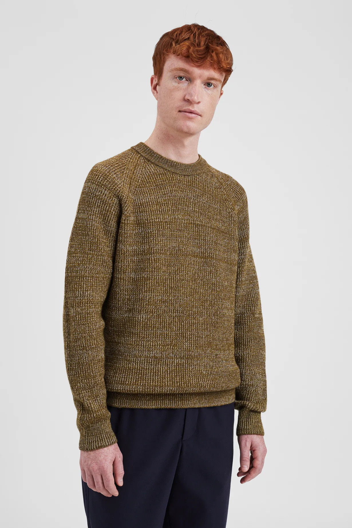 Roald Wool Cotton Rib Sweater>Norse Projects Outlet