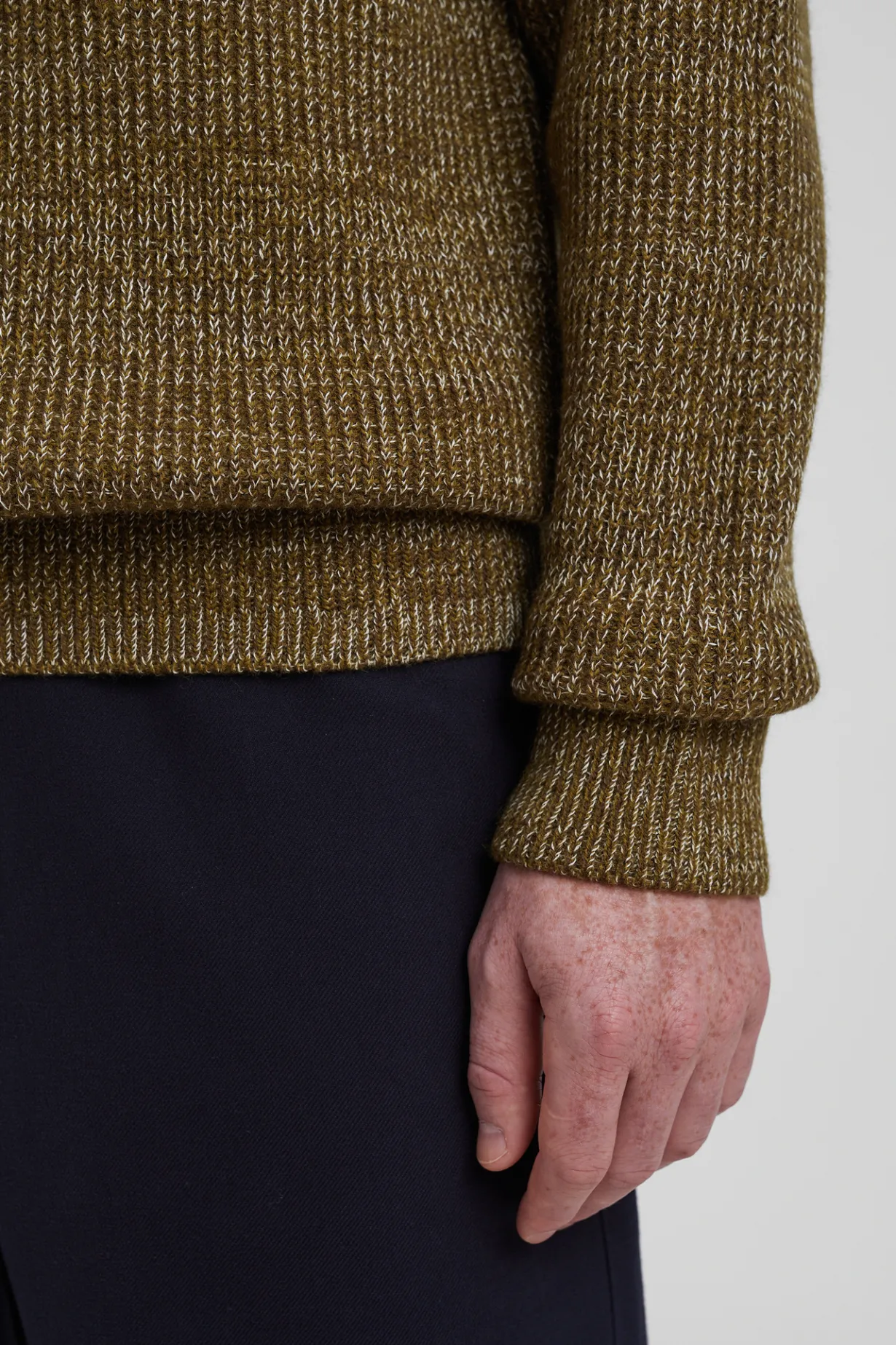 Roald Wool Cotton Rib Sweater>Norse Projects Outlet