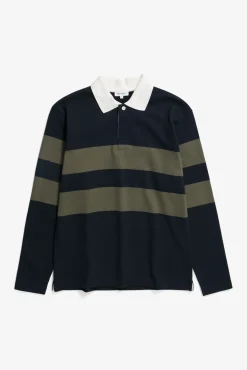 Ruben Brushed Stripe LS Polo>Norse Projects Outlet