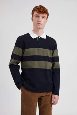Ruben Brushed Stripe LS Polo><noscript><img width=