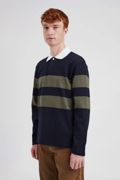 Ruben Brushed Stripe LS Polo><noscript><img width=