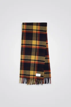 Virgin Wool Checked Scarf>Norse Projects Outlet